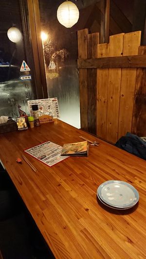 Table at Kobito in Rankoshi