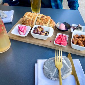 Aperitif platter at lil Radish in Bern