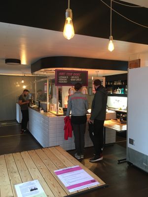 Counter at lil Radish in Bern