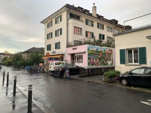 The entrance at lil Radish in Bern