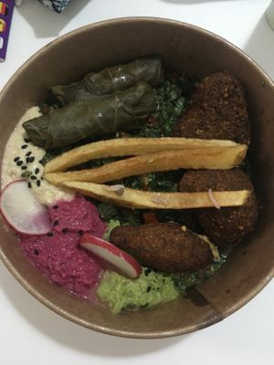 This is how „Babilonia” looks like at Santo Falafel in Florence