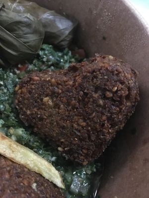 Lovely falafel at Santo Falafel in Florence