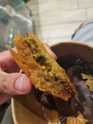 Baklava at Santo Falafel in Florence
