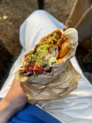 so good  at Santo Falafel in Florence