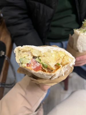   at Santo Falafel in Florence