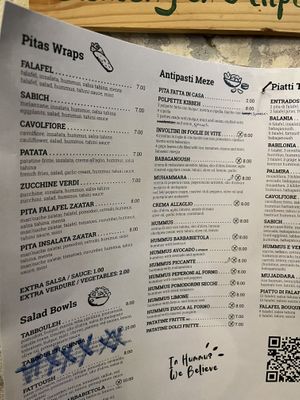   at Santo Falafel in Florence