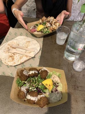  at Santo Falafel in Florence