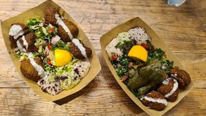  at Santo Falafel in Florence