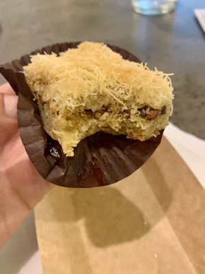 Vegan dessert  at Santo Falafel in Florence