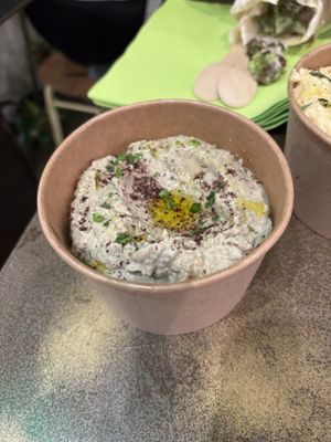 Babaganoush  at Santo Falafel in Florence