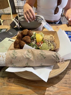   at Santo Falafel in Florence