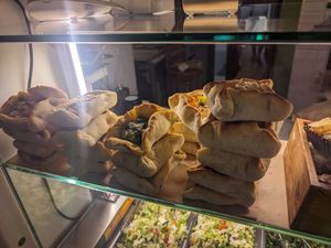 Pastries at Santo Falafel in Florence