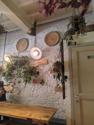 Interior at Santo Falafel in Florence