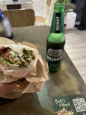   at Santo Falafel in Florence