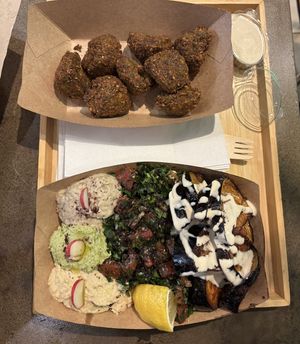   at Santo Falafel in Florence