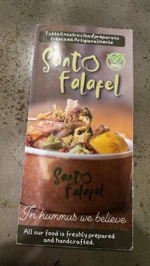   at Santo Falafel in Florence