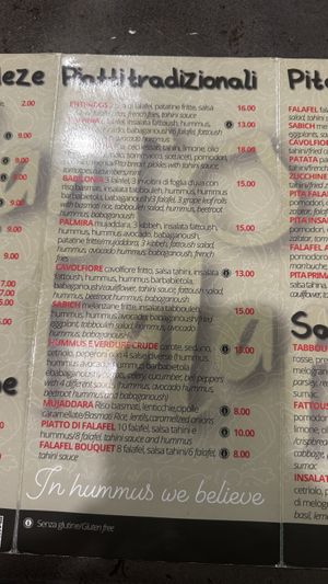   at Santo Falafel in Florence