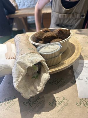   at Santo Falafel in Florence