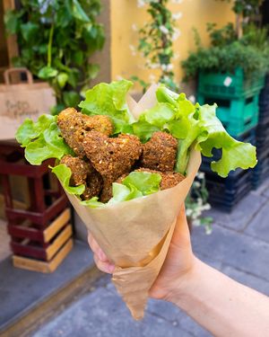Falafels at Santo Falafel in Florence