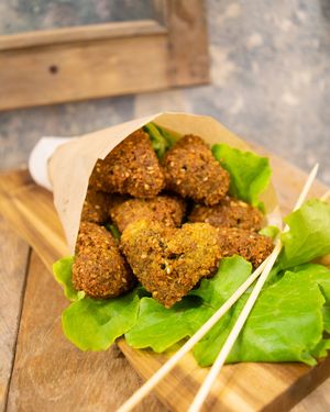 Falafels at Santo Falafel in Florence