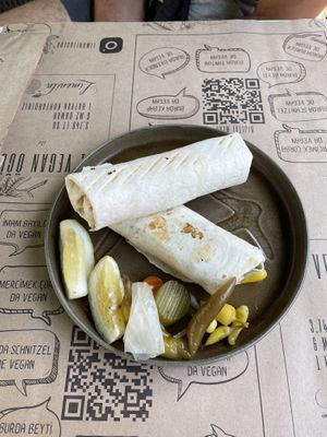 wrap  at Limonita Cafe in Istanbul