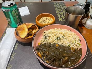 Maniçoba (regional speciality) at Govinda Vegetariano - Batista Campos in Belem