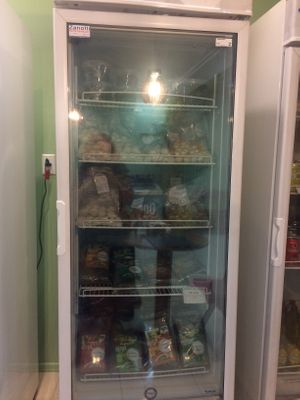 Frozen food store  at Govinda Vegetariano - Batista Campos in Belem