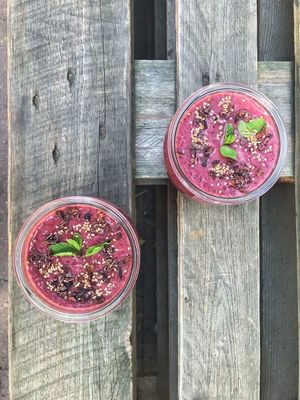 Smoothiebowl at  Natürlik Lekkeria in Mainz