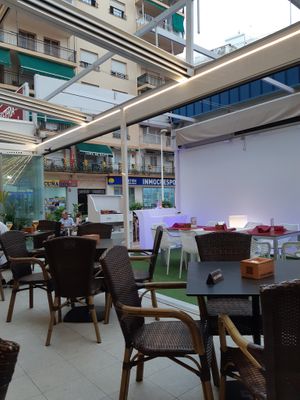 Terrace at Cafeteria Alcala in Cullera