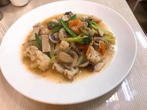 Taken from their Facebook page at Shàn Jāi 善哉創意蔬食 in Keelung