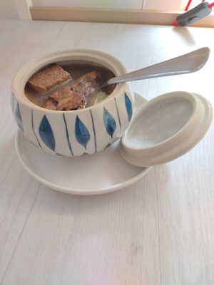 藥膳養生湯 at Líng Wén Shū Xiāng 菱紋蔬香 in New Taipei City