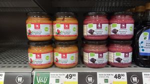 they even have vegan spreads! (but quiet expensive) at ICA Söder in Malmo