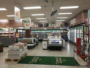 The whole vegetarian and vegan section. at ICA Söder in Malmo