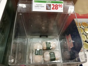 Vegan Semlor!! Mmm...Yummy yummy!! at ICA Söder in Malmo