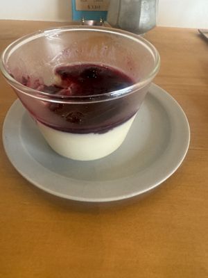  Vegan soy flan dessert   at il riccio in Himeji