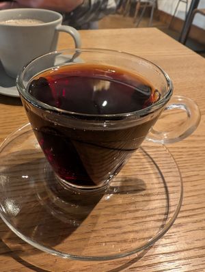 Red bean tea at il riccio in Himeji