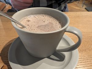 Spicy hot chocolate at il riccio in Himeji