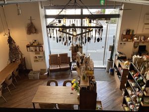 Interior. They have a shop at the first floorr  at il riccio in Himeji