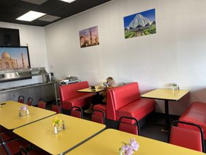 Inside at R & R Indian in Mc Allen