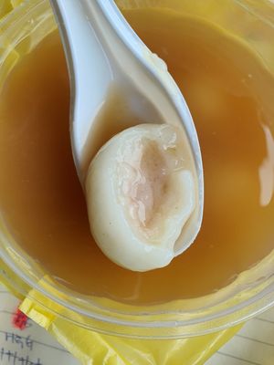 Yam paste ginger soup ah balling ~ 19/2/21 at 75 Ah Balling Peanut Soup 花生汤圆 - Bedok in East Singapore