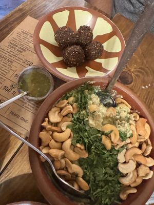   at Yalla Falafel in Istanbul