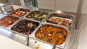 Buffet at Loving Bistro - OC Flora in Prague