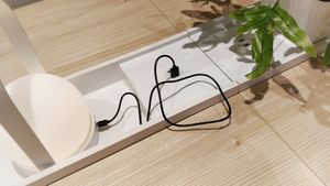 Usb chargers at Loving Bistro - OC Flora in Prague