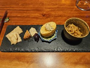 Starters at Veganic Monkey Magic 浅草 in Tokyo