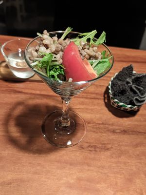 Salad w lentils at Veganic Monkey Magic 浅草 in Tokyo