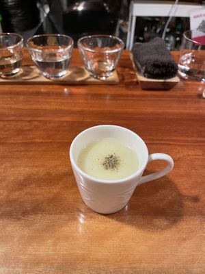 Soup starter  at Veganic Monkey Magic 浅草 in Tokyo