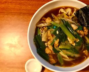 It’s absolutely delicious vegan ramen!! 
So healthy and also great taste..!! I finished all ramen soup too.!! at Veganic Monkey Magic 浅草 in Tokyo