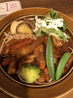 My plate 😋 at Veganic Monkey Magic 浅草 in Tokyo