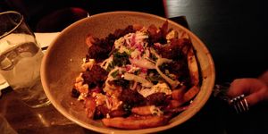 Regular poutine at Le Trèfle in Montreal