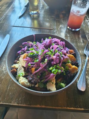 Poutine végane at Le Trèfle in Montreal